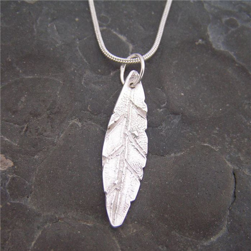 Order Silver leaf pendant